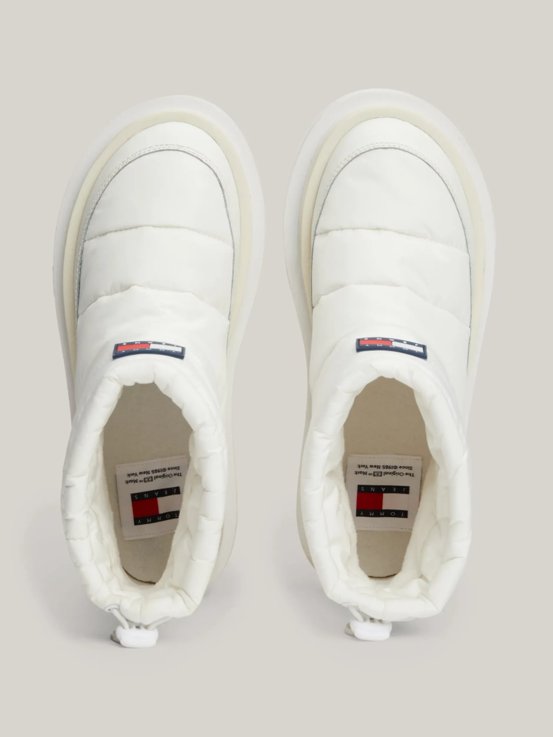 Botki Do Kostki|Botki*Tommy Hilfiger Ocieplane Buty Do Kostki Z Protektorem ECRU