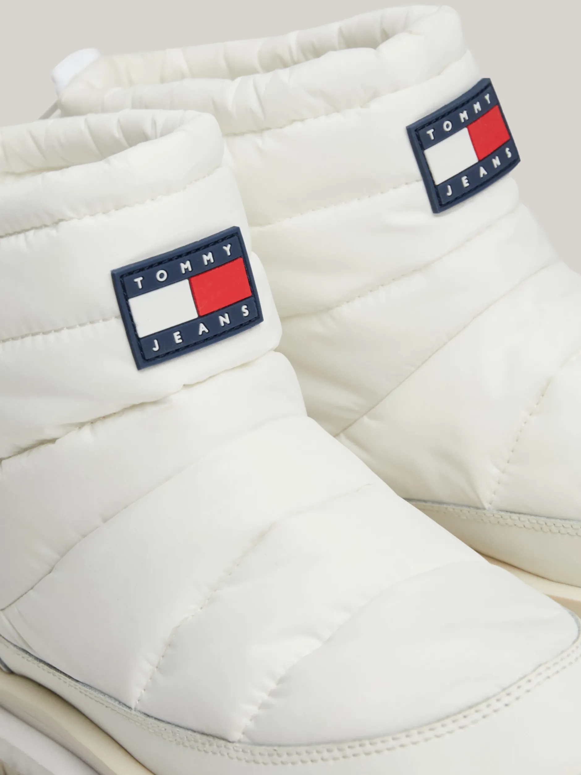 Botki Do Kostki|Botki*Tommy Hilfiger Ocieplane Buty Do Kostki Z Protektorem ECRU