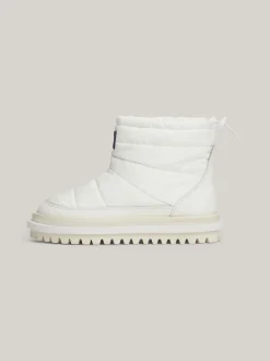 Botki Do Kostki|Botki*Tommy Hilfiger Ocieplane Buty Do Kostki Z Protektorem ECRU