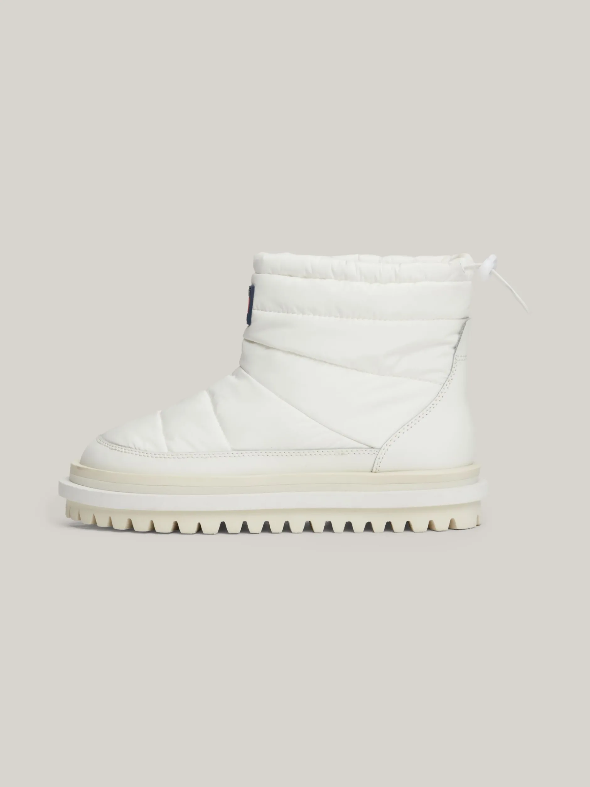 Botki Do Kostki|Botki*Tommy Hilfiger Ocieplane Buty Do Kostki Z Protektorem ECRU