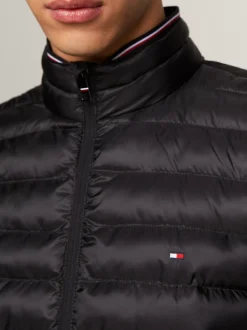 Kurtki & Płaszcze*Tommy Hilfiger Ocieplany Nieprzemakalny Bezrękawnik BLACK
