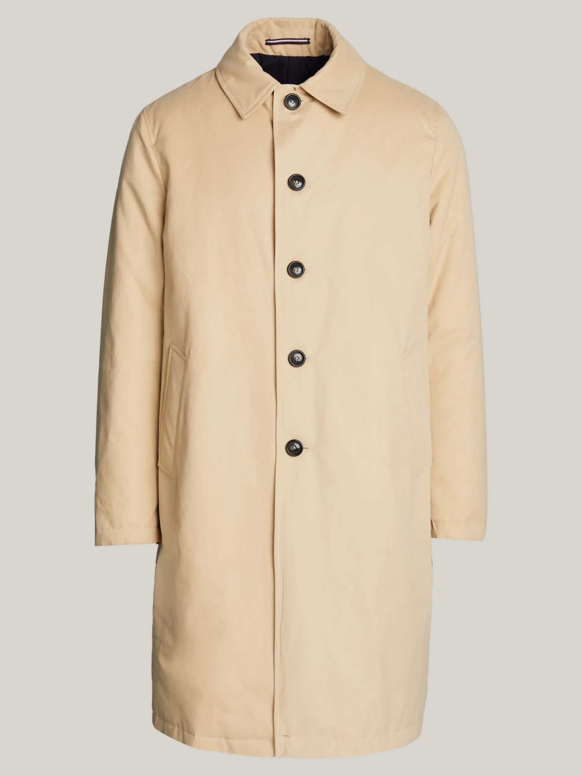 Garnitury I Kostiumy|Kurtki & Płaszcze*Tommy Hilfiger Ocieplany Płaszcz Z Kołnierzem BEIGE