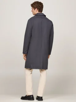 Garnitury I Kostiumy|Kurtki & Płaszcze*Tommy Hilfiger Ocieplany Płaszcz Z Kołnierzem GREY