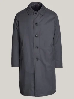 Garnitury I Kostiumy|Kurtki & Płaszcze*Tommy Hilfiger Ocieplany Płaszcz Z Kołnierzem GREY