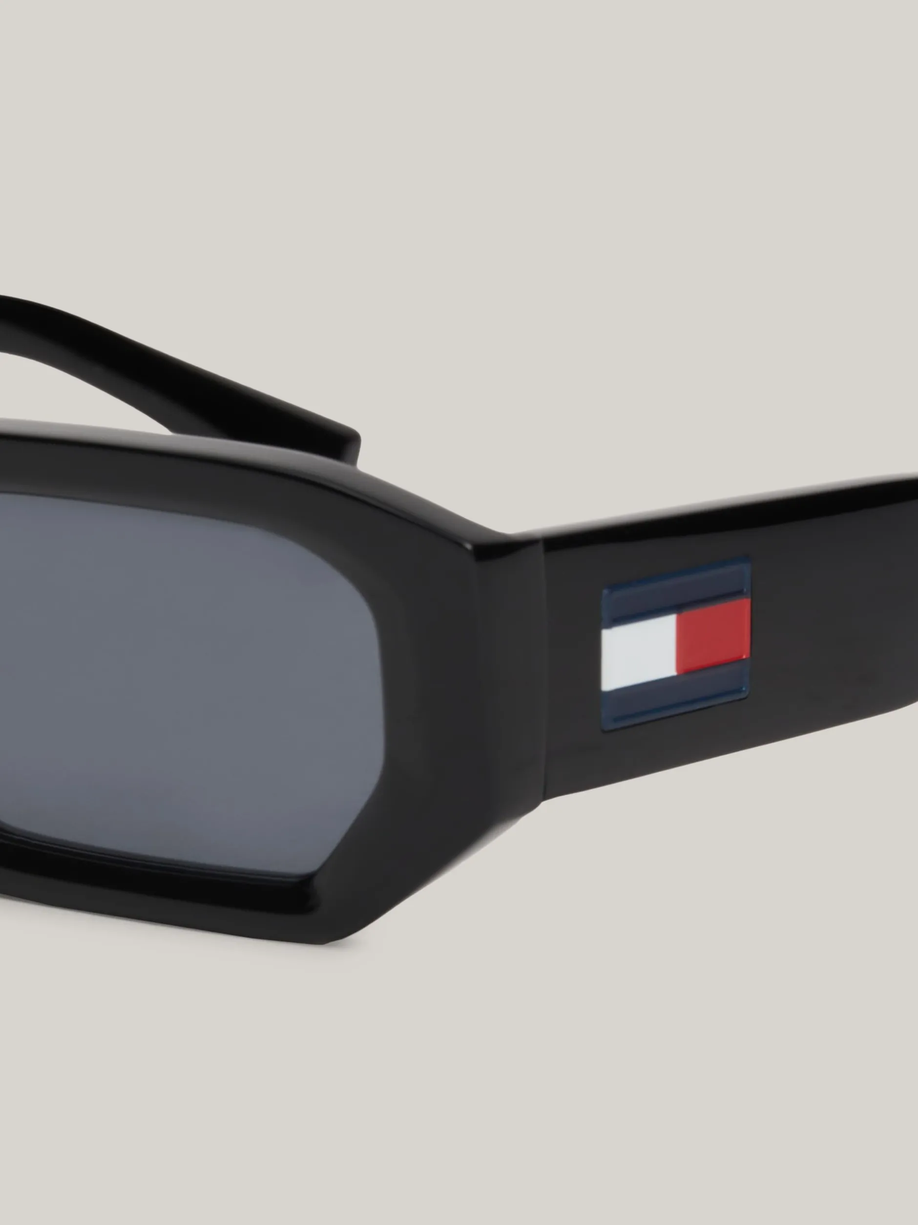 Okulary Przeciwsłoneczne|Okulary Przeciwsłoneczne*Tommy Hilfiger Ośmiokątne Okulary Przeciwsłoneczne BLACK