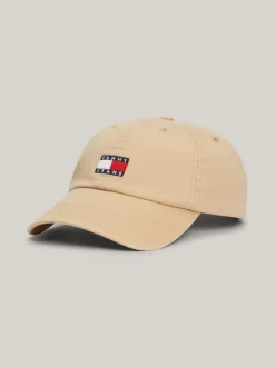Czapki Z Daszkiem|Czapki I Szaliki*Tommy Hilfiger 6-panelowa Bejsbolówka Heritage GENTLE GOLD