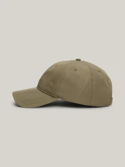 Czapki Z Daszkiem|Czapki I Szaliki*Tommy Hilfiger 6-panelowa Czapka Bejsbolowa Z Flagą Hilfiger UTILITY OLIVE