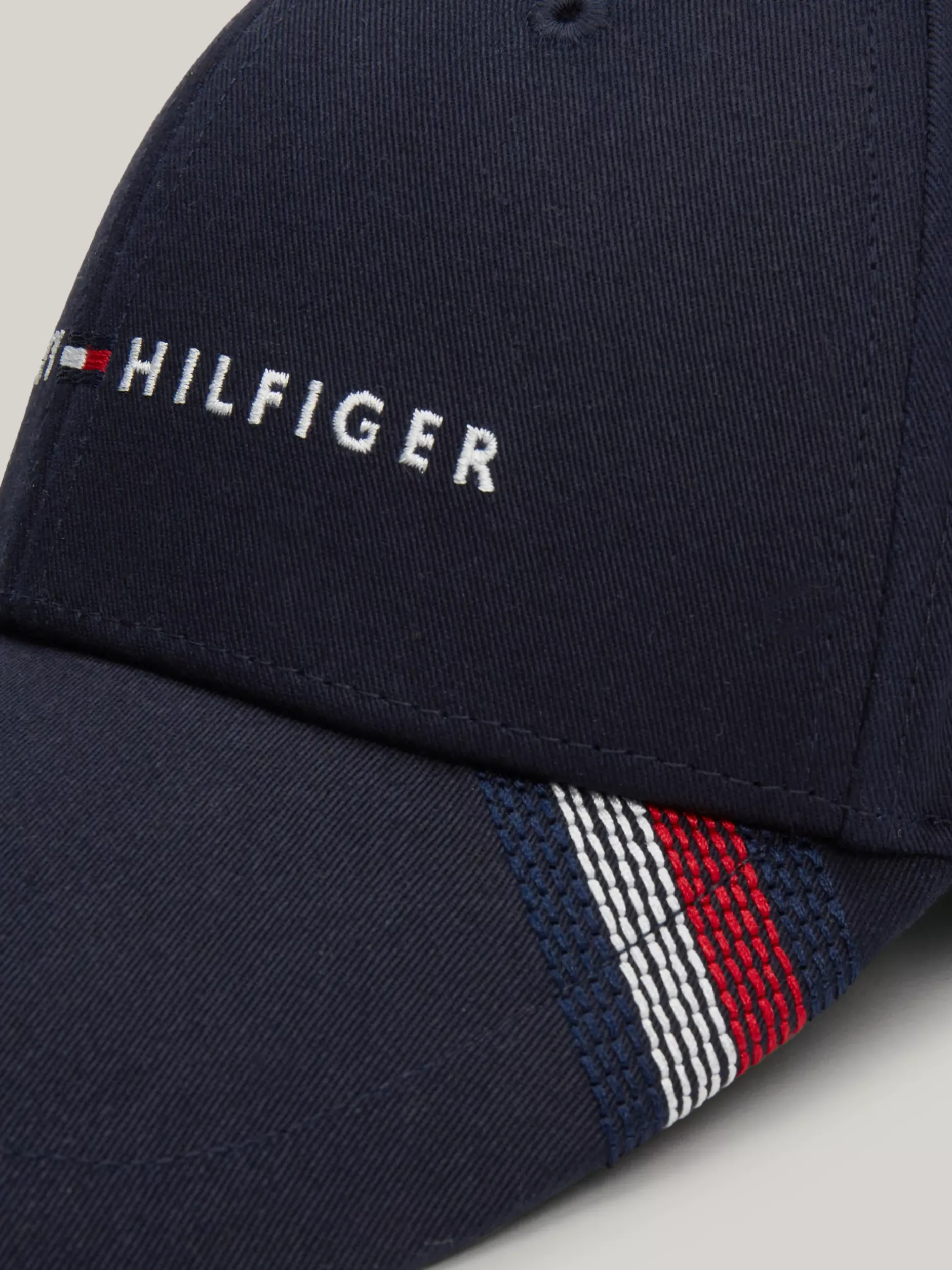 Czapki Z Daszkiem|Czapki I Szaliki*Tommy Hilfiger 6-panelowa Czapka Bejsbolowa Z Logo SPACE BLUE