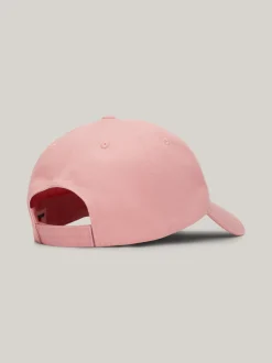 Czapki Z Daszkiem|Czapki I Szaliki*Tommy Hilfiger 6-panelowa Czapka Bejsbolowa Z Logo CHALKY PINK