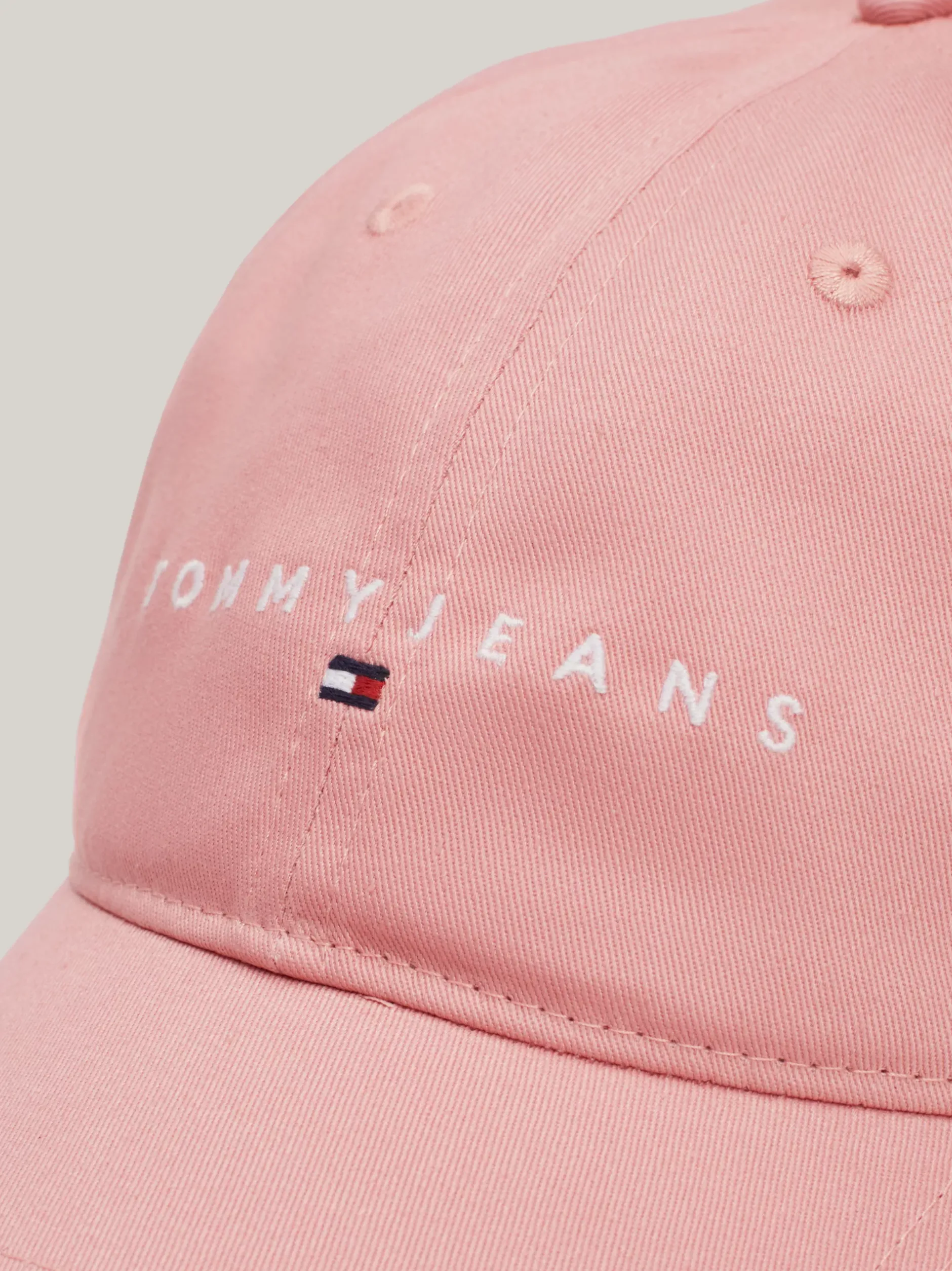 Czapki Z Daszkiem|Czapki I Szaliki*Tommy Hilfiger 6-panelowa Czapka Bejsbolowa Z Logo CHALKY PINK