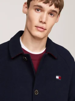 Kurtki & Płaszcze*Tommy Hilfiger Płaszcz O Wydłużonym Fasonie DARK NIGHT NAVY