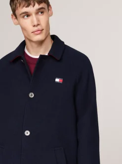 Kurtki & Płaszcze*Tommy Hilfiger Płaszcz O Wydłużonym Fasonie DARK NIGHT NAVY