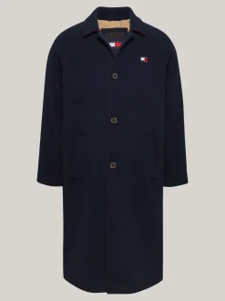 Kurtki & Płaszcze*Tommy Hilfiger Płaszcz O Wydłużonym Fasonie DARK NIGHT NAVY