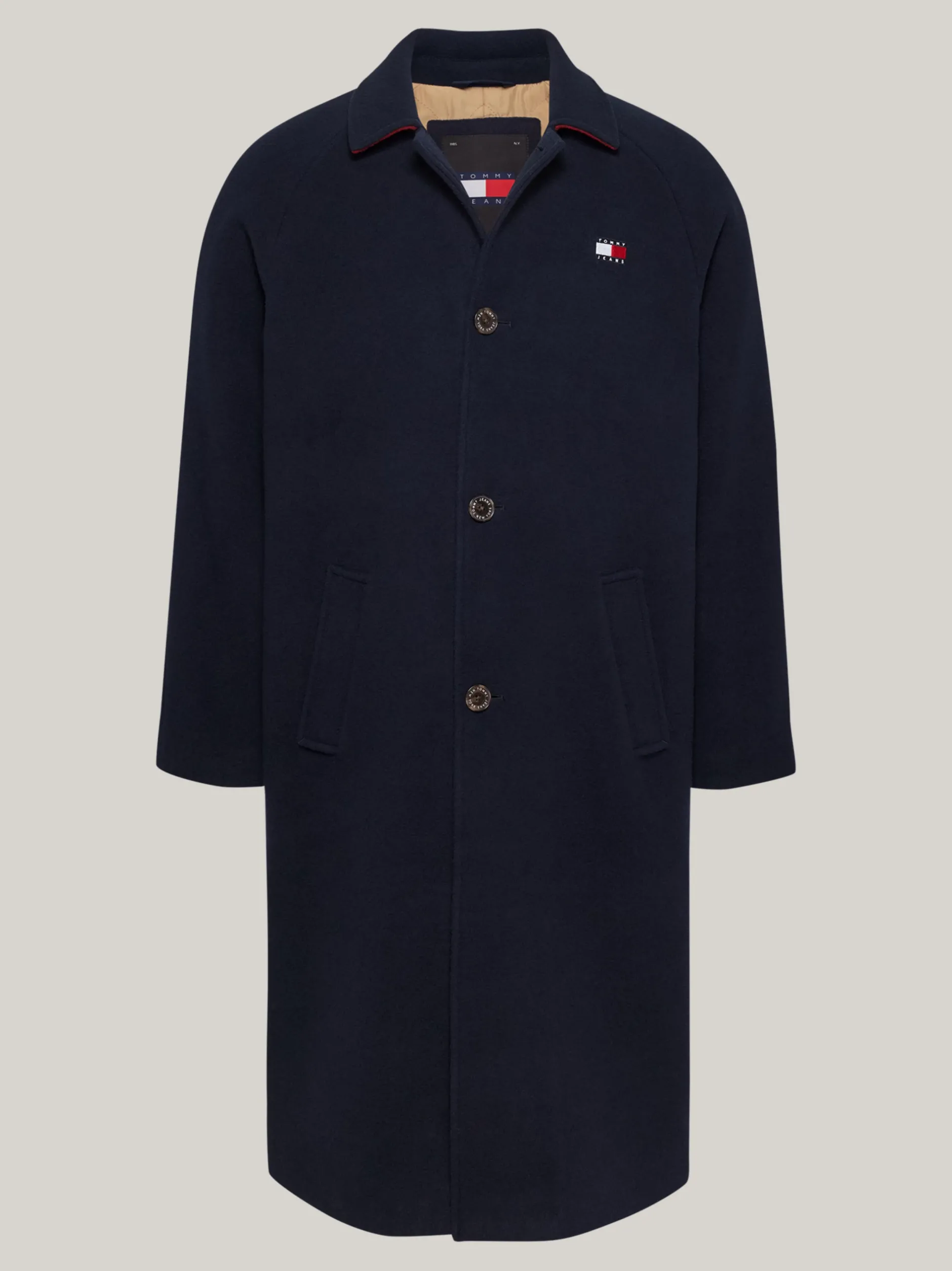 Kurtki & Płaszcze*Tommy Hilfiger Płaszcz O Wydłużonym Fasonie DARK NIGHT NAVY