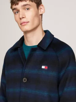 Kurtki & Płaszcze*Tommy Hilfiger Płaszcz O Wydłużonym Fasonie BLACK CHECK