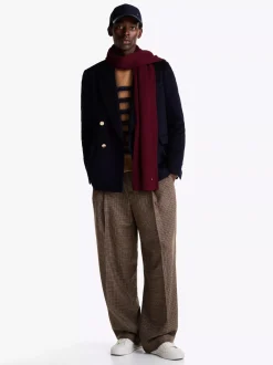 Kurtki & Płaszcze*Tommy Hilfiger Płaszcz Z Mieszanki Kaszmiru BLUE