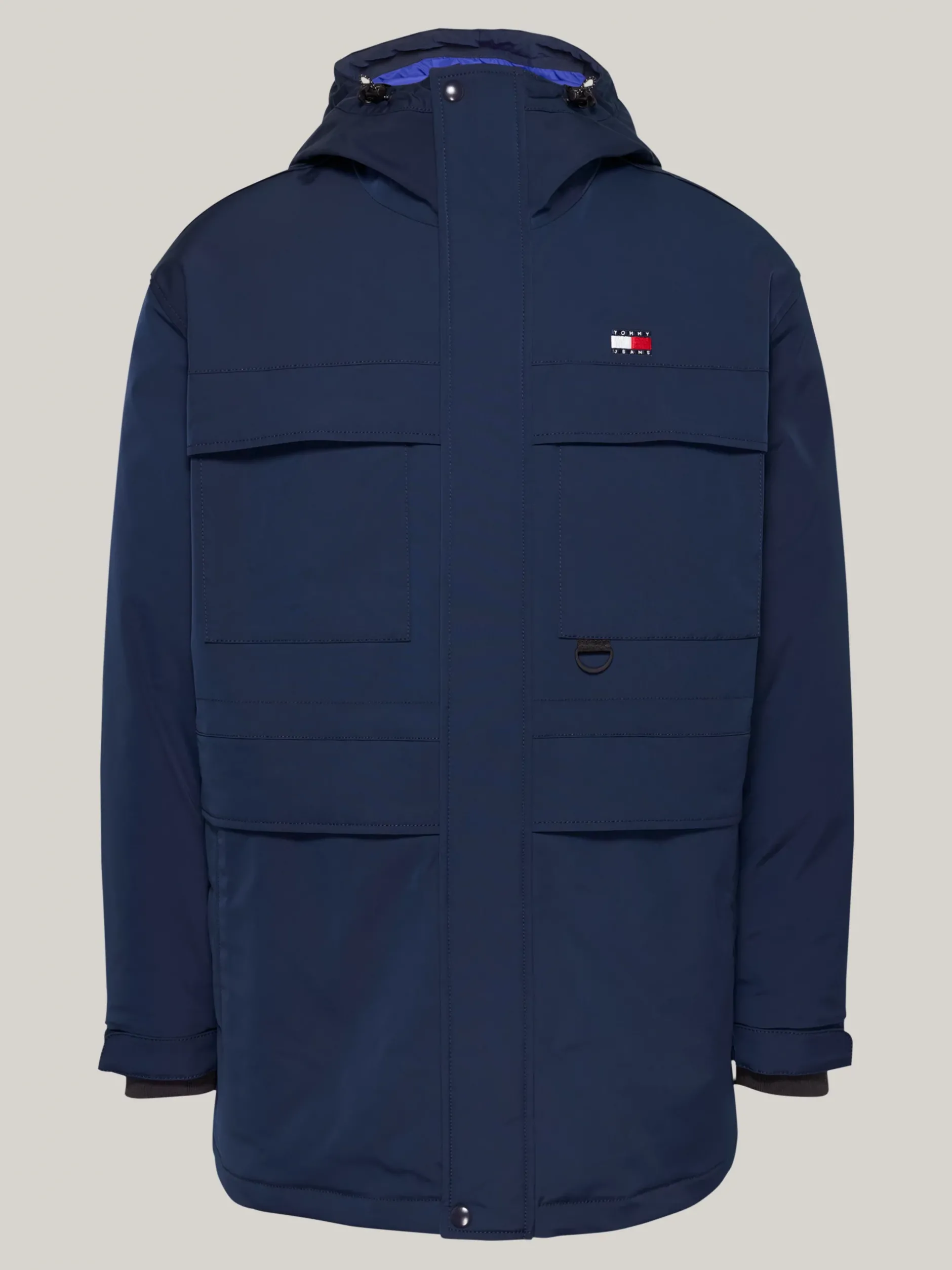 Kurtki & Płaszcze*Tommy Hilfiger Płócienna Kurtka Puchowa DARK NIGHT NAVY