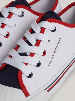 Obuwie I Akcesoria|Obuwie I Akcesoria*Tommy Hilfiger Płócienne Buty Sportowe Z Blokami Kolorów WHITE/BLUE/RED