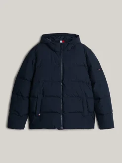 Kurtki & Płaszcze*Tommy Hilfiger Pikowana Kurtka Puchowa Adaptive Z Kapturem DESERT SKY