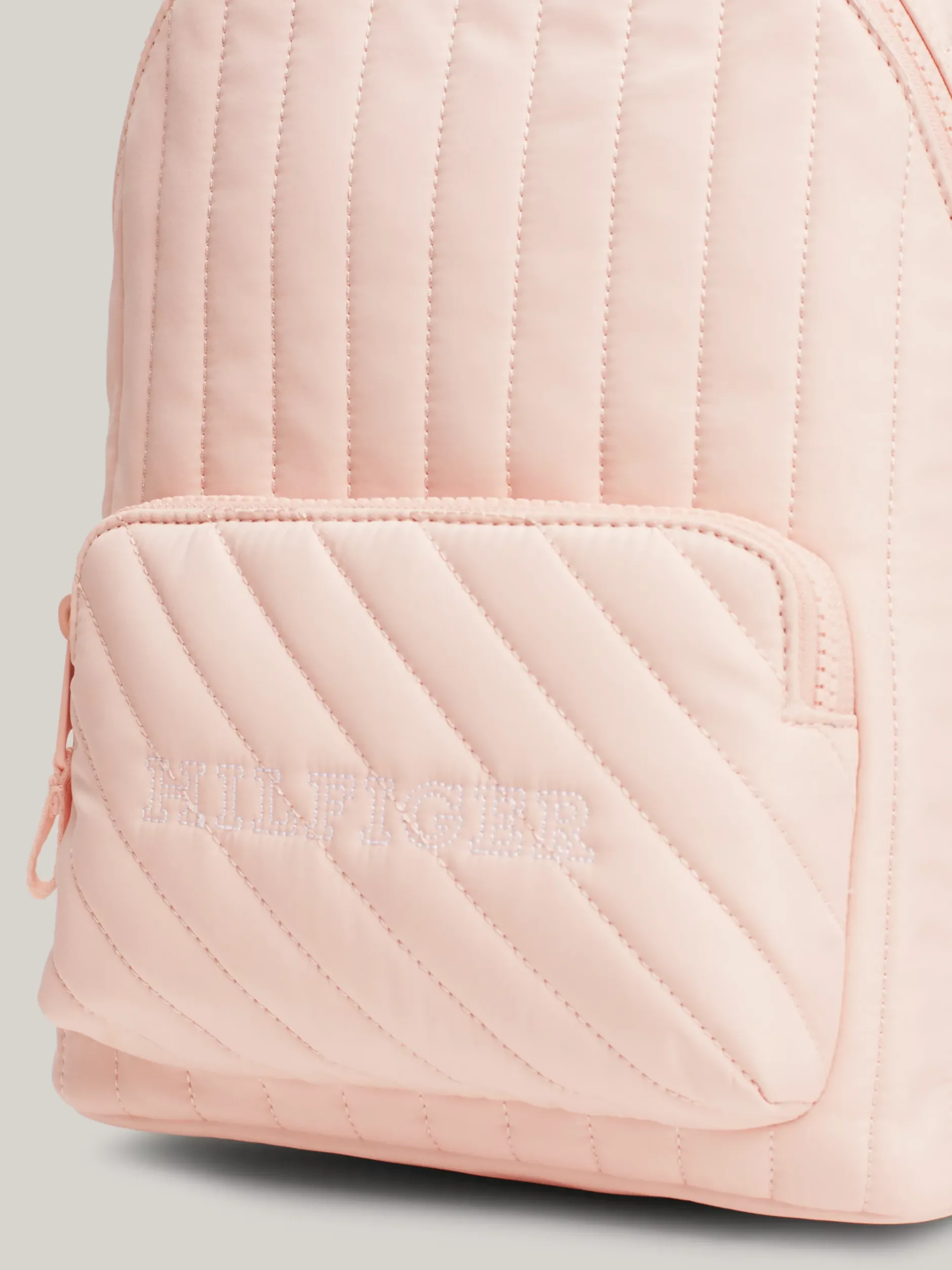 Obuwie I Akcesoria*Tommy Hilfiger Pikowany Plecak Dziecięcy Hilfiger Monotype SOFT PINK