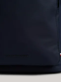 Plecaki*Tommy Hilfiger Plecak O Fasonie Kopułowym Z Teksturowanym Logo SPACE BLUE