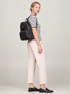 Plecaki*Tommy Hilfiger Plecak TH Emblem Z Plakietką BLACK