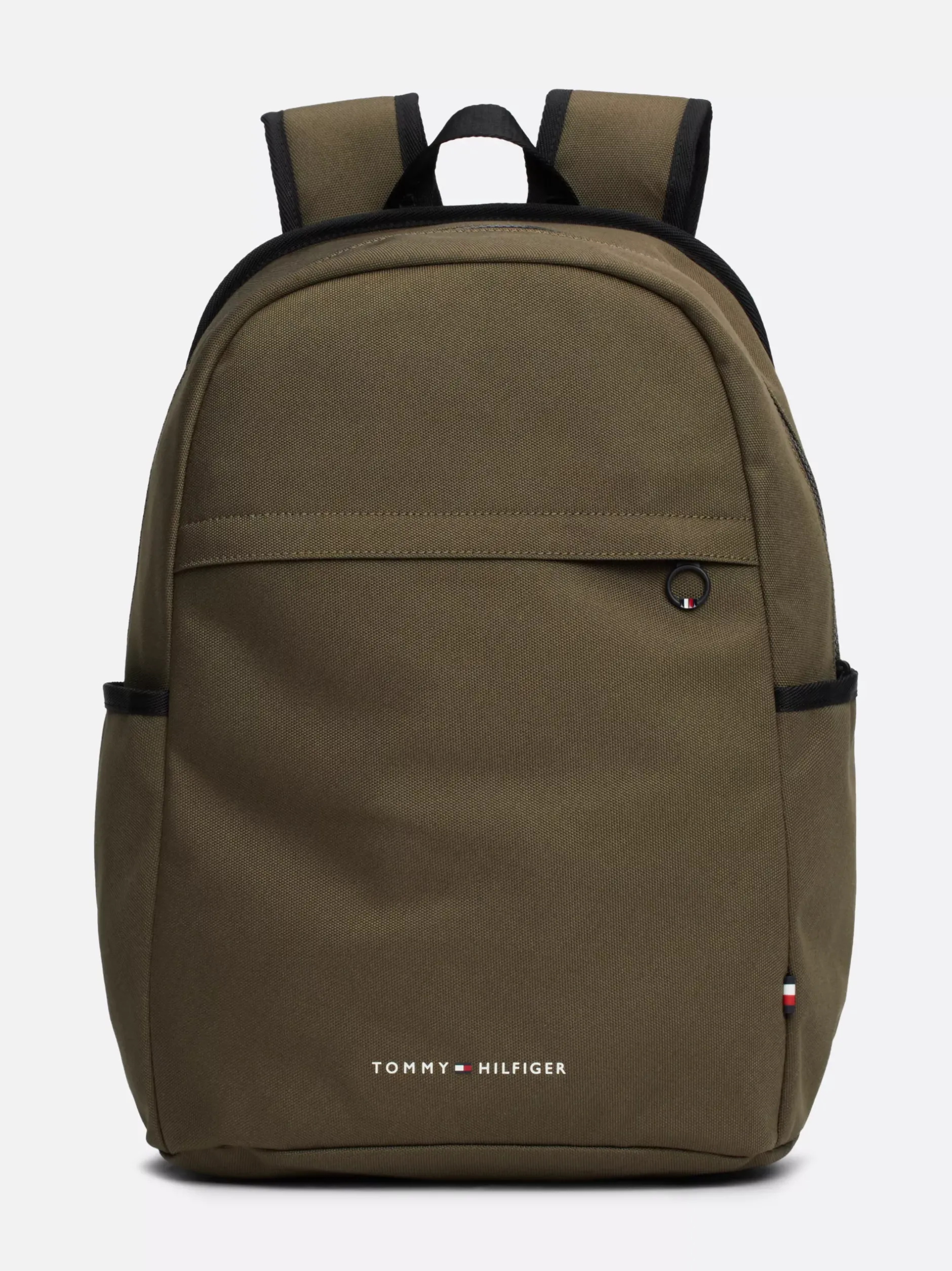Plecaki*Tommy Hilfiger Plecak Z Przegrodą Na Laptopa I Logo ARMY GREEN