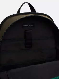 Plecaki*Tommy Hilfiger Plecak Z Przegrodą Na Laptopa I Logo ARMY GREEN