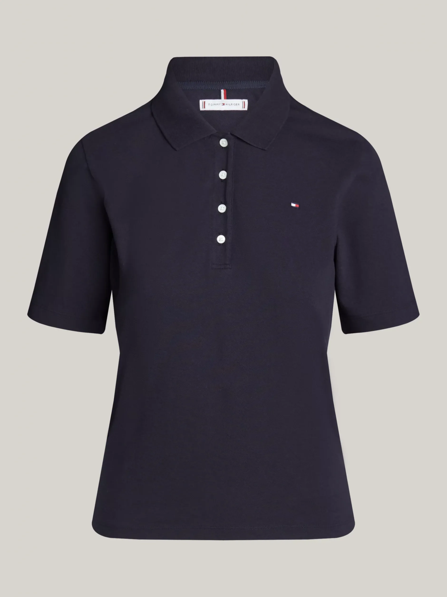 Koszulki Polo*Tommy Hilfiger Polo O Regularnym Kroju Z Wyhaftowaną Flagą DESERT SKY
