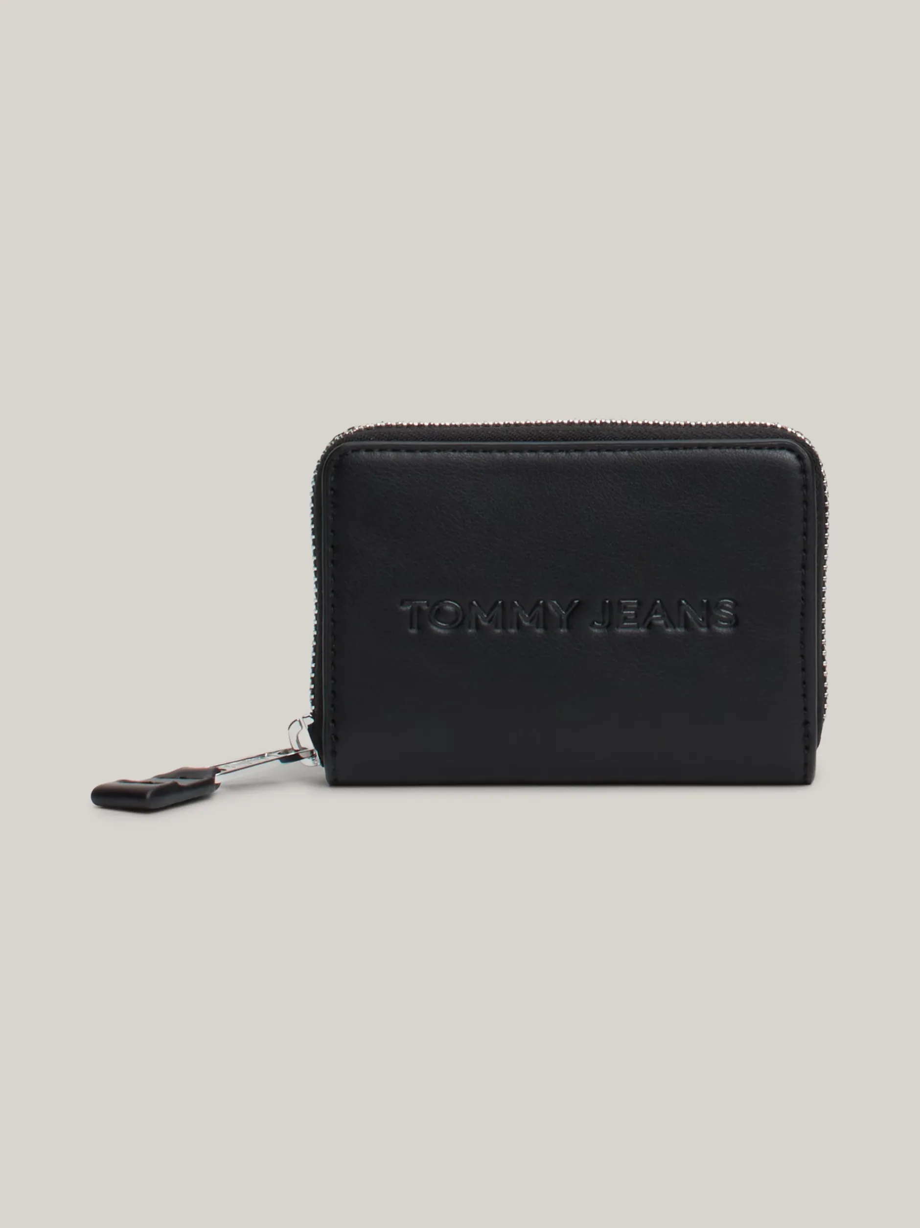 Portfele & Breloczki Do Kluczy*Tommy Hilfiger Portfel Essential Zapinany Na Zamek Z Logo BLACK