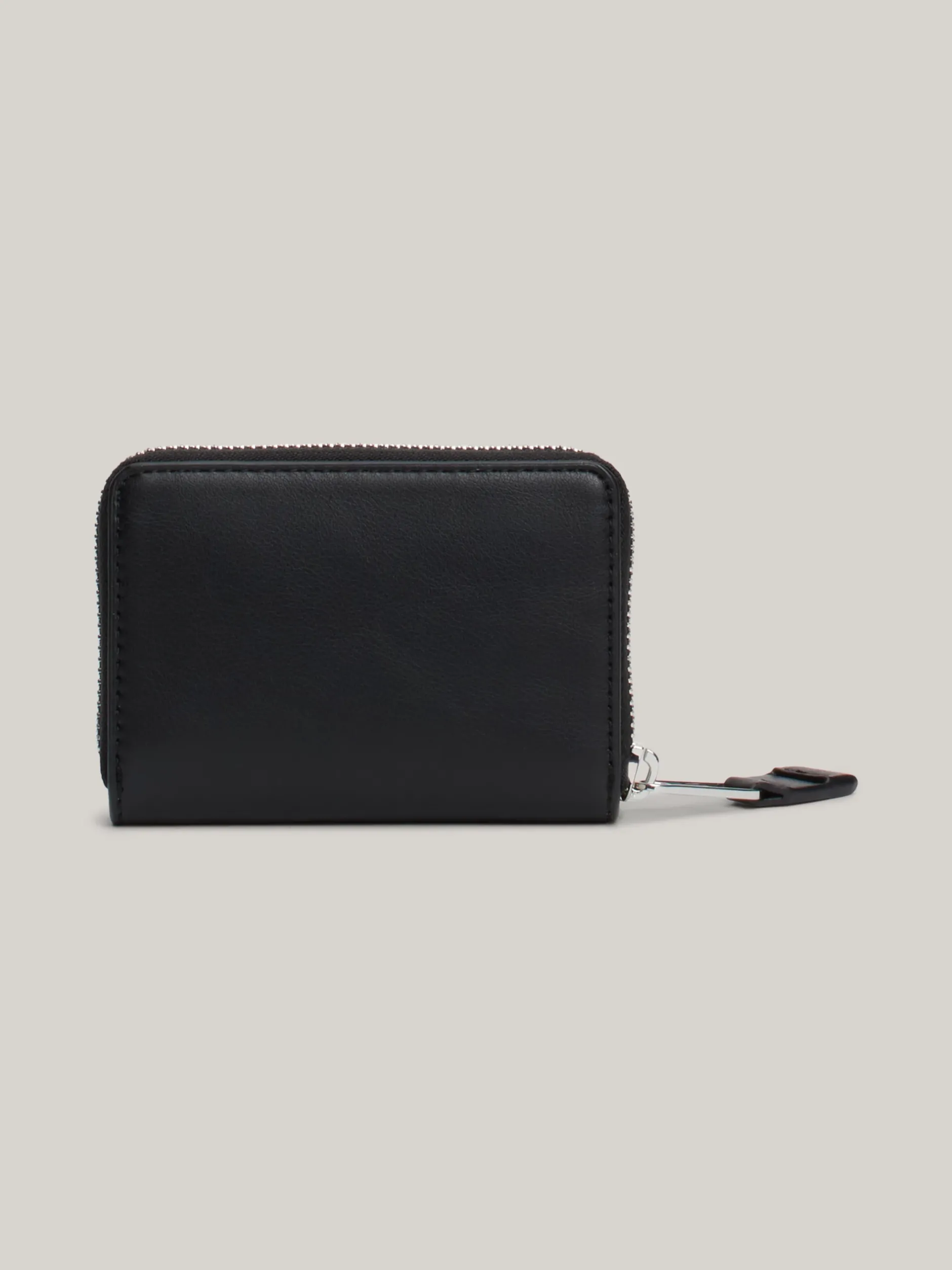 Portfele & Breloczki Do Kluczy*Tommy Hilfiger Portfel Essential Zapinany Na Zamek Z Logo BLACK