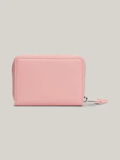 Portfele & Breloczki Do Kluczy*Tommy Hilfiger Portfel Essential Zapinany Na Zamek Z Logo CHALKY PINK