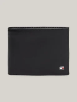 Portfele & Breloczki Do Kluczy*Tommy Hilfiger Portfel Eton Z Klapką BLACK