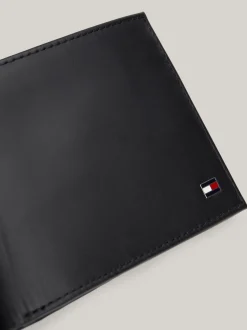 Portfele & Breloczki Do Kluczy*Tommy Hilfiger Portfel Eton Z Klapką BLACK