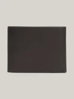 Portfele & Breloczki Do Kluczy*Tommy Hilfiger Portfel Eton Z Klapką BROWN