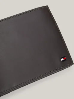 Portfele & Breloczki Do Kluczy*Tommy Hilfiger Portfel Eton Z Klapką BROWN