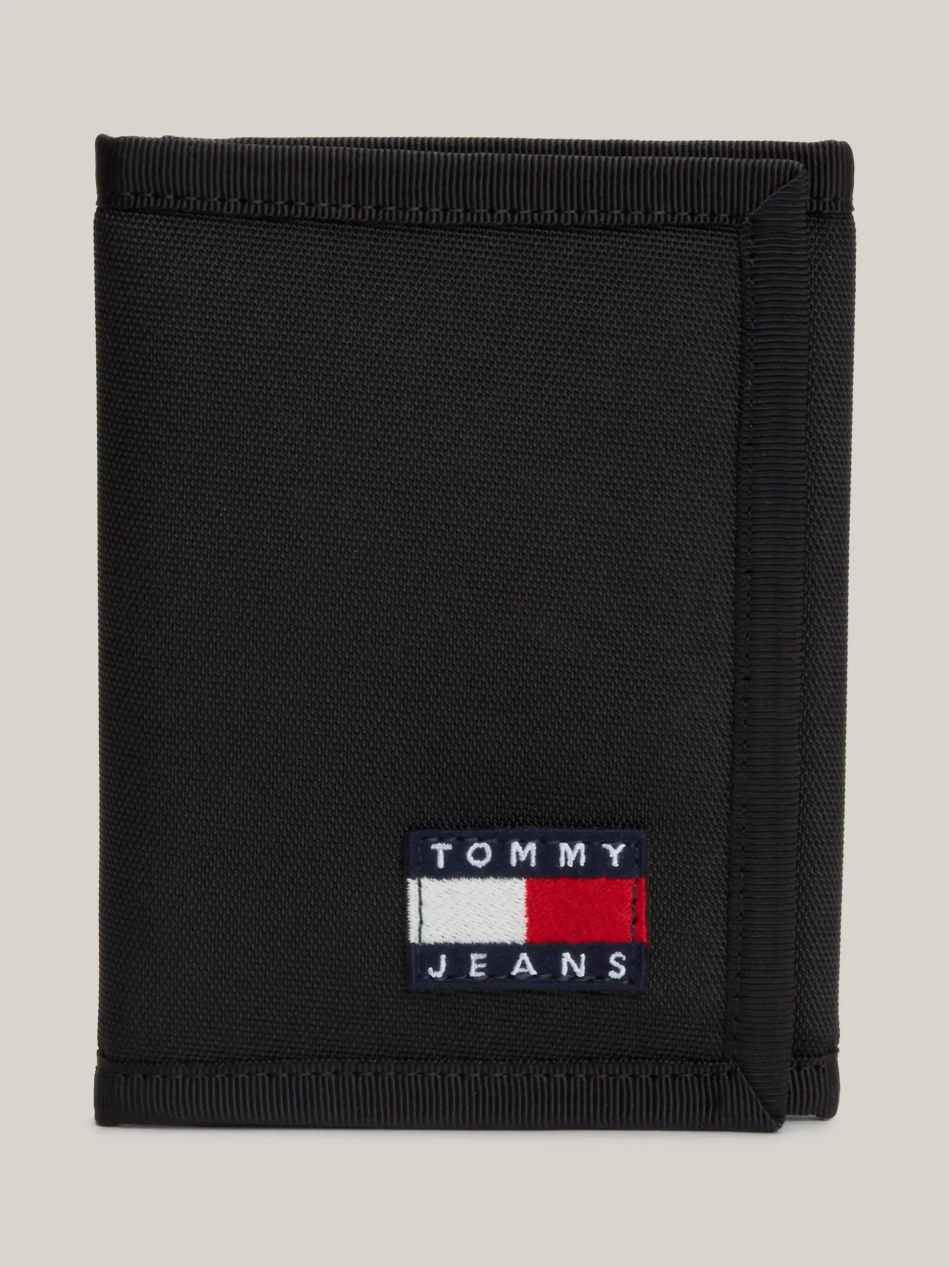 Portfele & Breloczki Do Kluczy*Tommy Hilfiger Portfel Potrójnie Składany Essential Z Logo BLACK