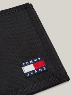 Portfele & Breloczki Do Kluczy*Tommy Hilfiger Portfel Potrójnie Składany Essential Z Logo BLACK