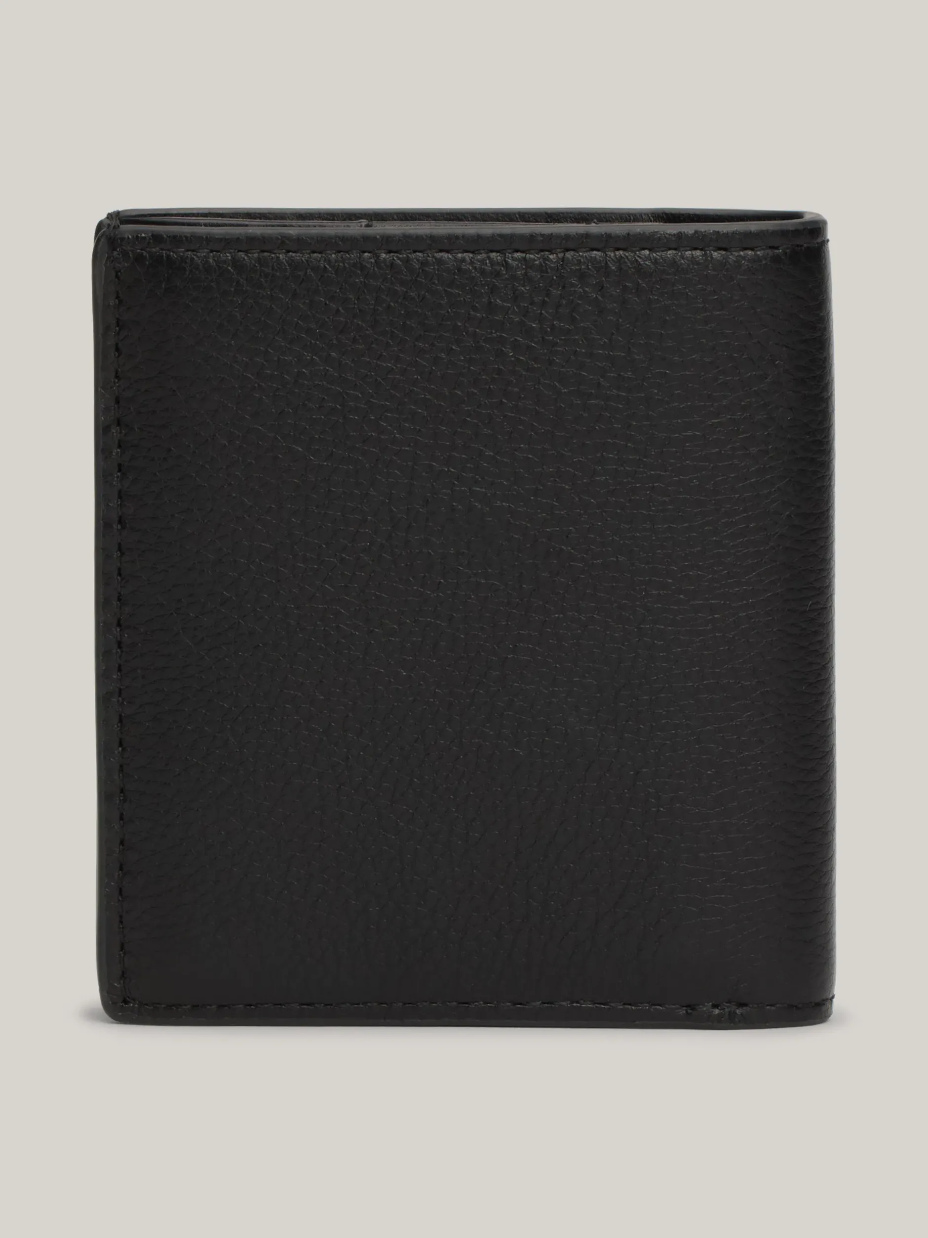 Portfele & Breloczki Do Kluczy*Tommy Hilfiger Potrójnie Składany Portfel Skórzany Casual BLACK