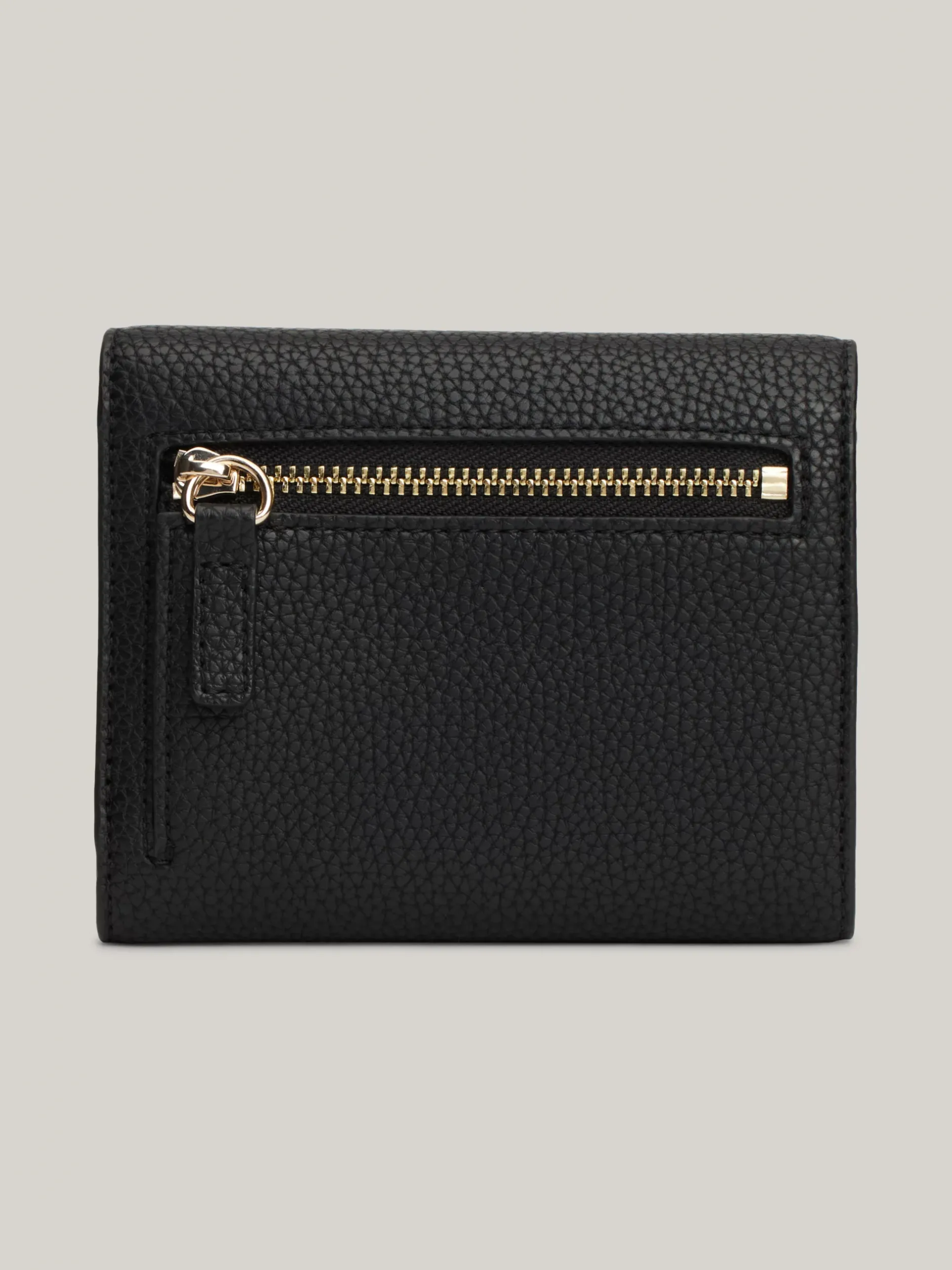 Portfele & Breloczki Do Kluczy*Tommy Hilfiger Potrójnie Składany Portfel TH Monogram BLACK