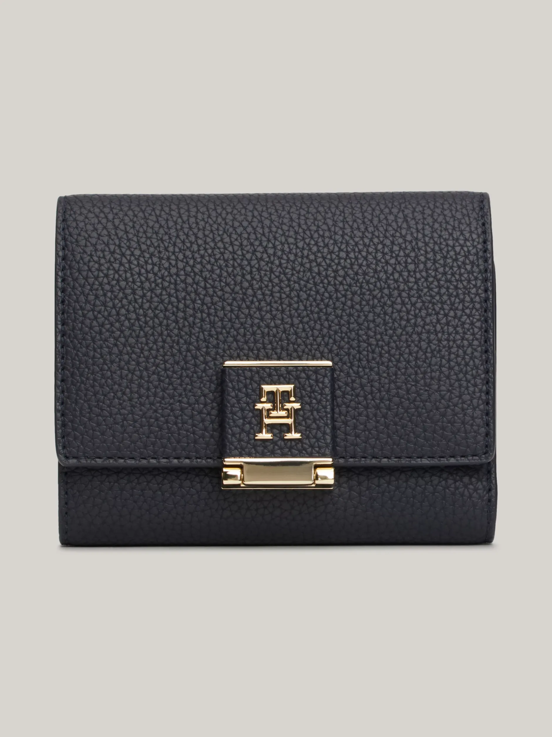 Portfele & Breloczki Do Kluczy*Tommy Hilfiger Potrójnie Składany Portfel TH Monogram SPACE BLUE