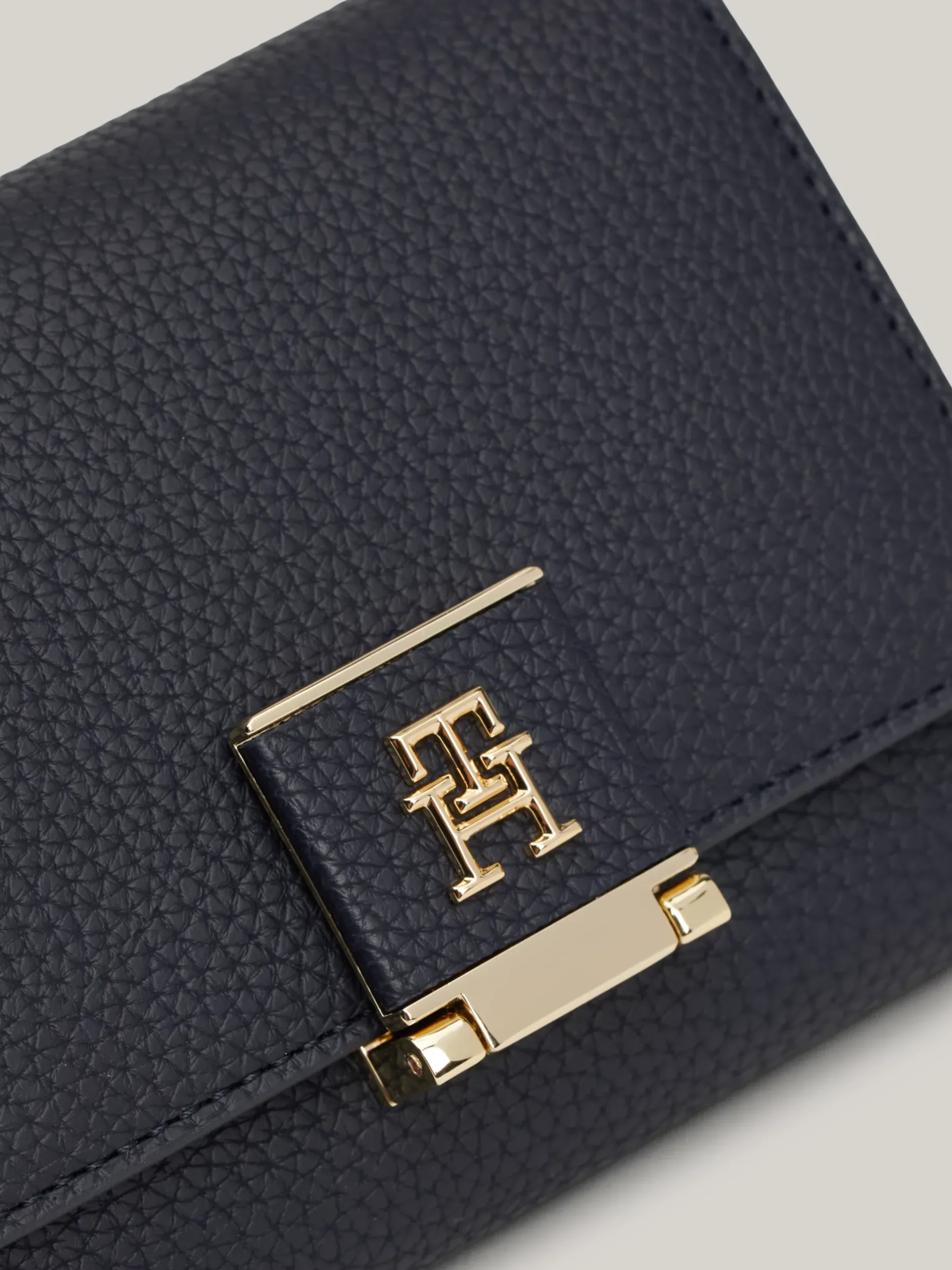 Portfele & Breloczki Do Kluczy*Tommy Hilfiger Potrójnie Składany Portfel TH Monogram SPACE BLUE