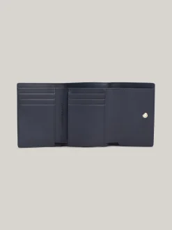Portfele & Breloczki Do Kluczy*Tommy Hilfiger Potrójnie Składany Portfel TH Monogram SPACE BLUE