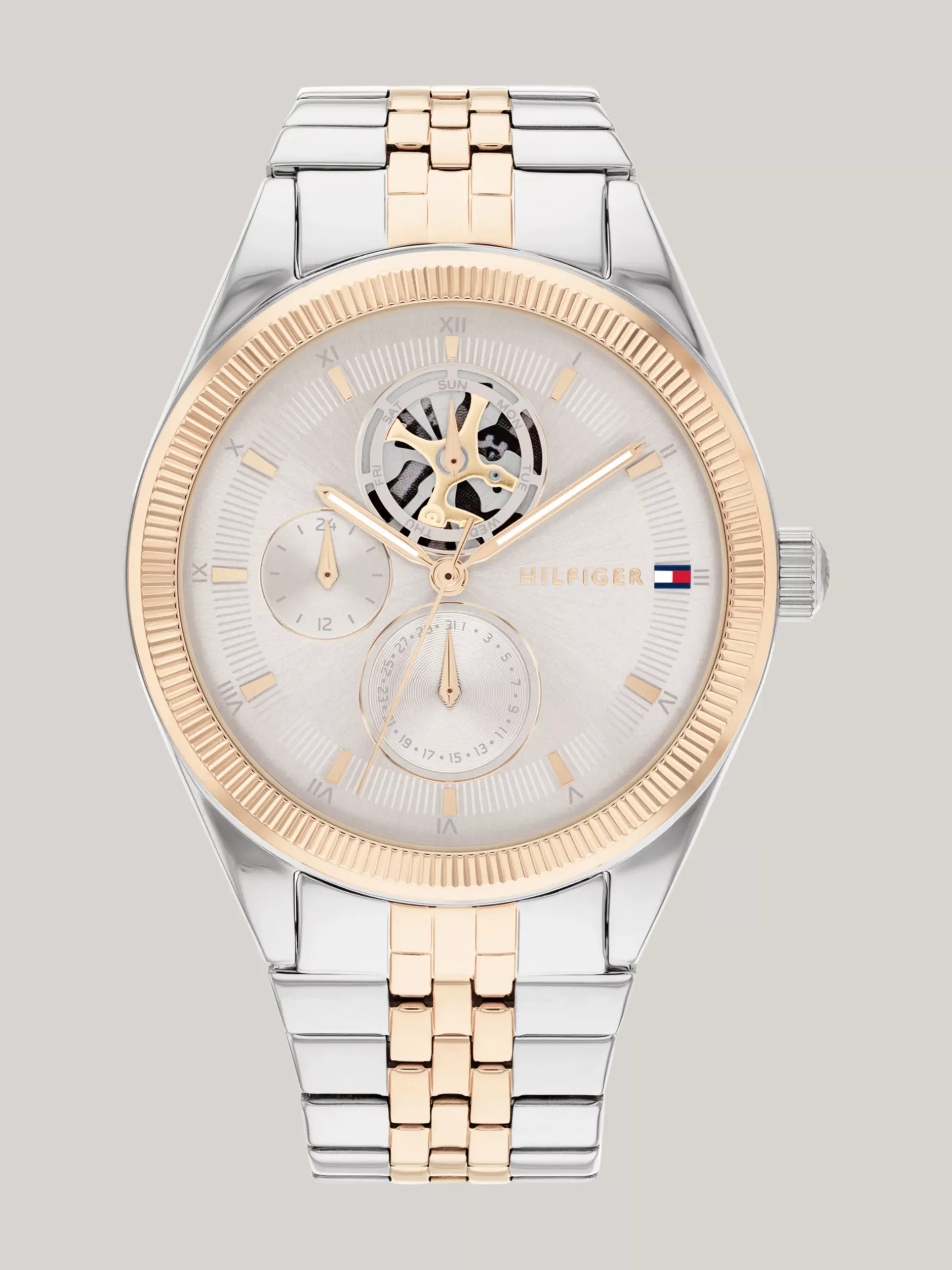 Zegarki*Tommy Hilfiger Pozłacany Zegarek W Kolorze Różowego Złota TWO TONE