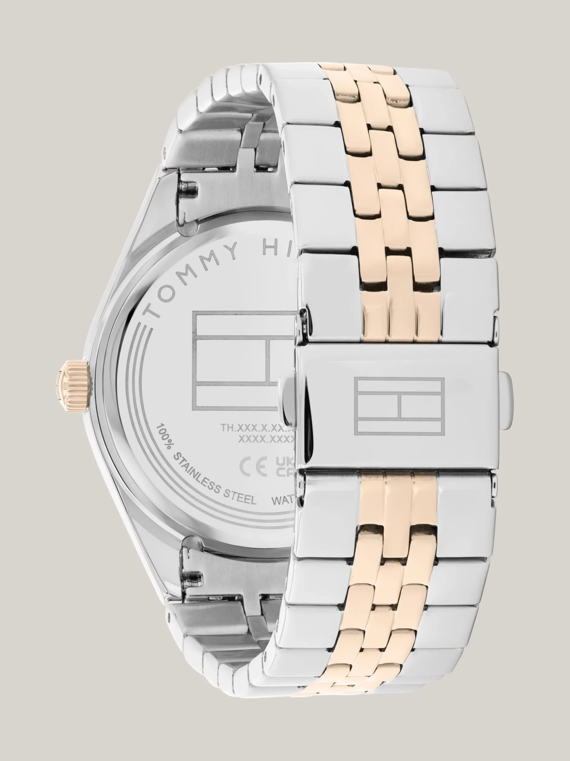 Zegarki*Tommy Hilfiger Pozłacany Zegarek W Kolorze Różowego Złota TWO TONE