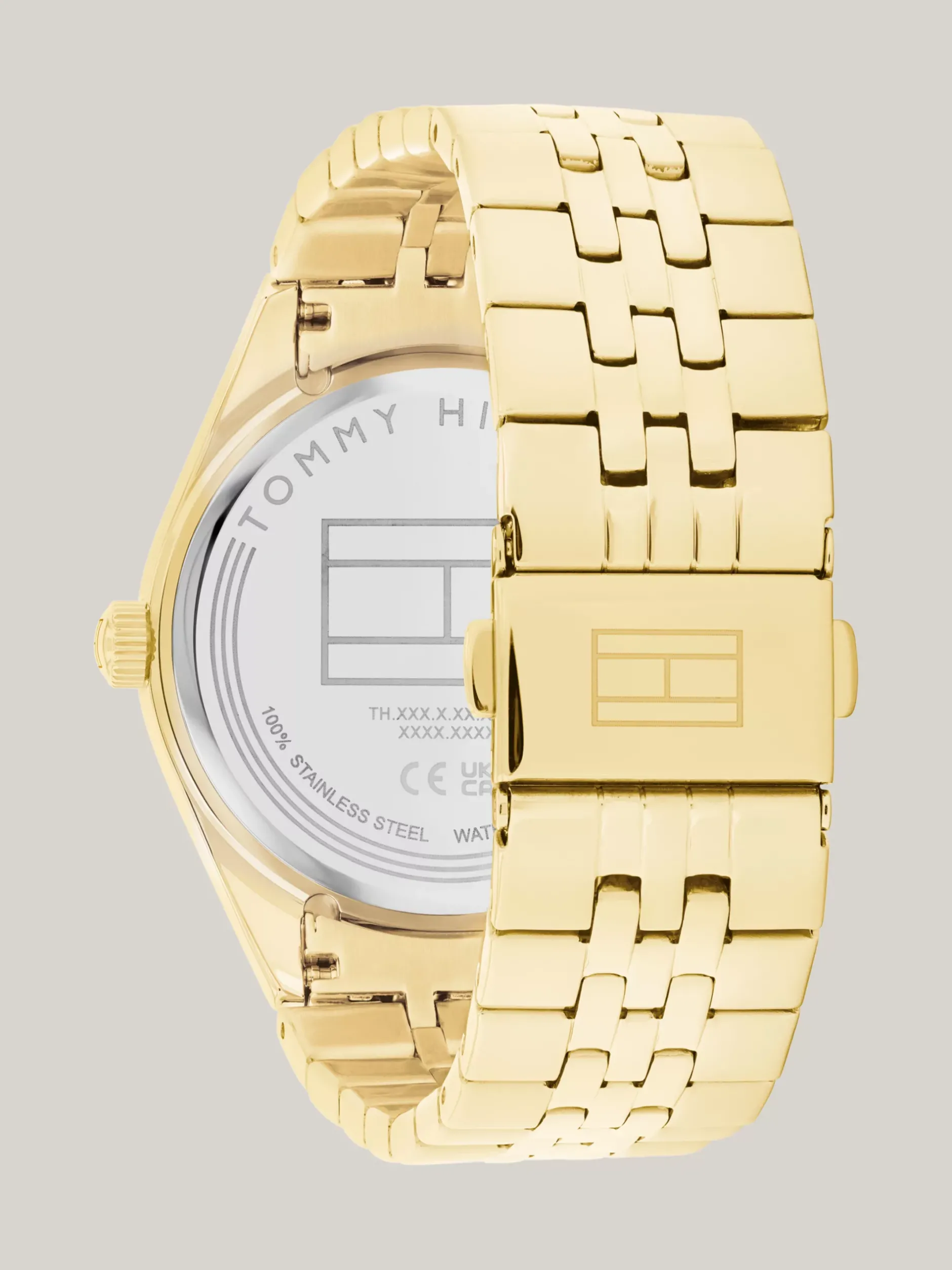 Zegarki*Tommy Hilfiger Pozłacany Zegarek W Kolorze Czarnym GOLD