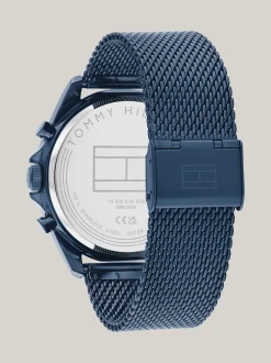 Zegarki*Tommy Hilfiger Pozłacany Zegarek Ze Stali Nierdzewnej BLUE