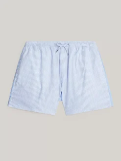 Szorty*Tommy Hilfiger Praktyczne Szorty W Prążki BLUE STRIPE