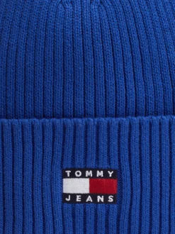 Czapki|Czapki I Szaliki*Tommy Hilfiger Prążkowana Czapka Typu Beanie Heritage BRIGHT BLUE