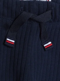 Dziewczynki|Chłopcy*Tommy Hilfiger Prążkowane Joggery Essential O Regularnym Kroju DESERT SKY